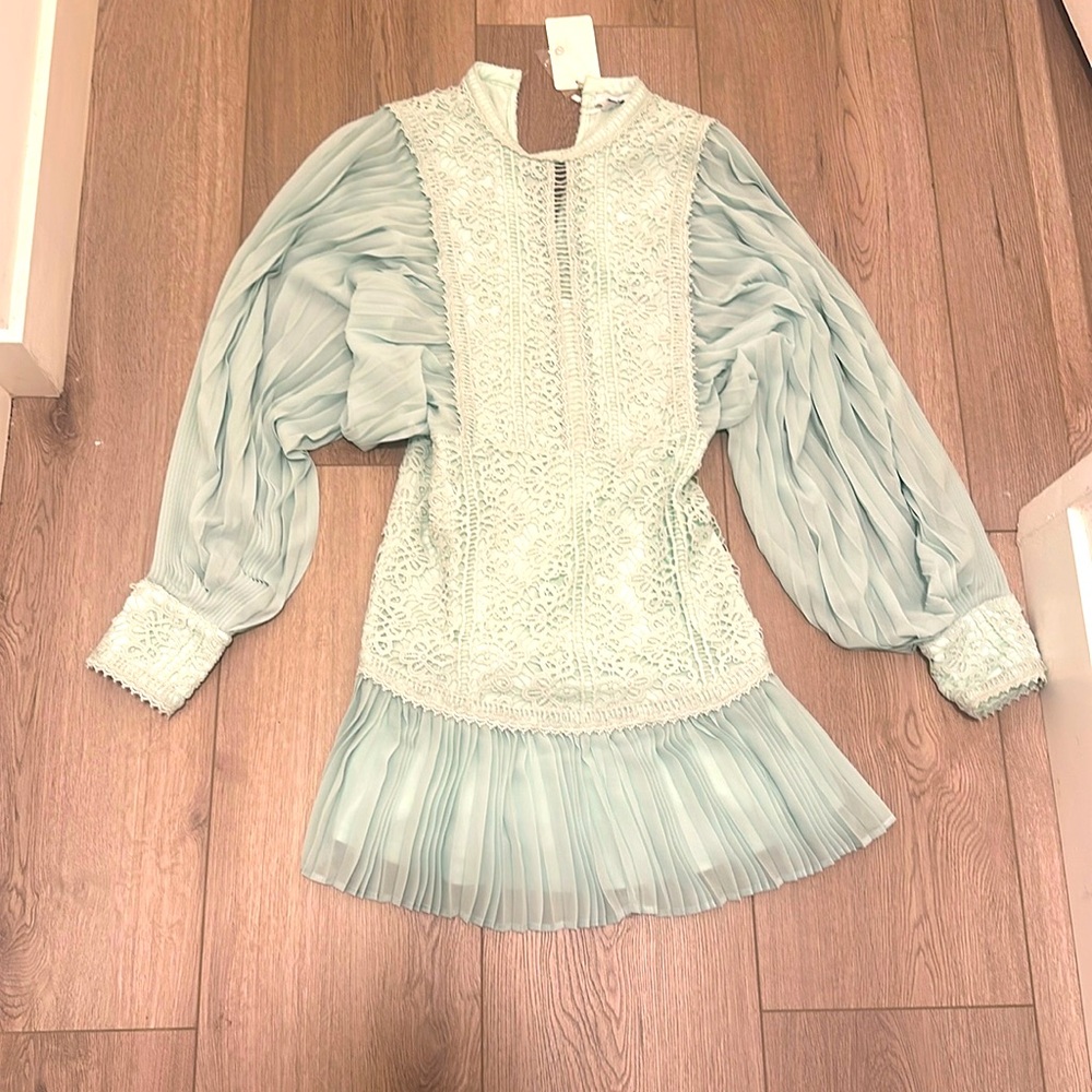 Blue Dress - Tags on